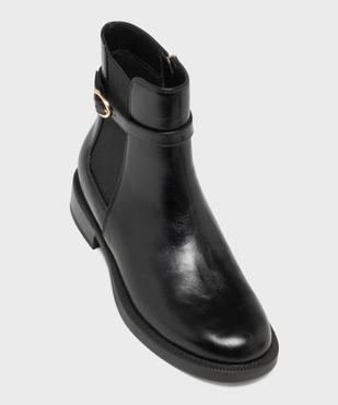 Boots style Chelsea à boucle femme - FOLLOW ME vue5 - FOLLOW ME - GEMO