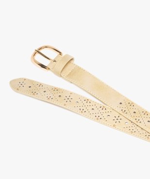 Ceinture brillante, ajourée et à clous femme vue2 - GEMO (ACCESS) - GEMO