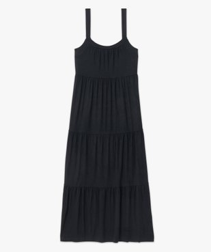 Robe de grossesse longue à bretelles et volants vue4 - GEMO (MATER) - GEMO