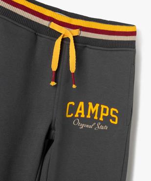 Pantalon de jogging intérieur molletonné garçon - Camps United vue2 - CAMPS - GEMO