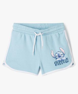 Short en molleton bouclette imprimé fille - Stitch vue1 - LILO & STITCH - GEMO