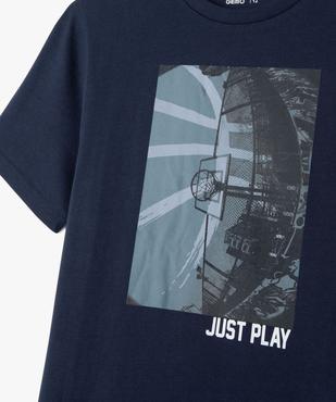 Tee-shirt manches courtes imprimé skate garçon vue2 - GEMO 4G GARCON - GEMO