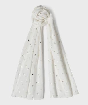 Foulard à motifs pailletés femme vue1 - GEMO (ACCESS) - GEMO