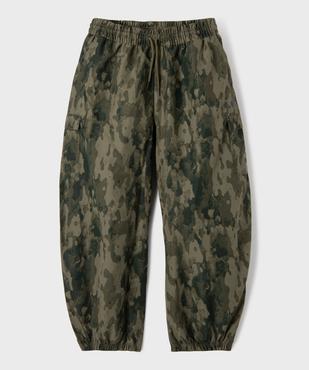 Pantalon parachute large à motif camouflage garçon - Adidas vue1 - ADIDAS - GEMO