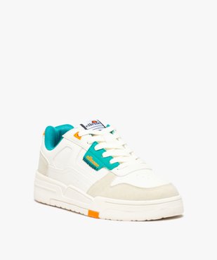 Baskets femme unies avec détails fluo - Ellesse vue3 - ELLESSE - GEMO