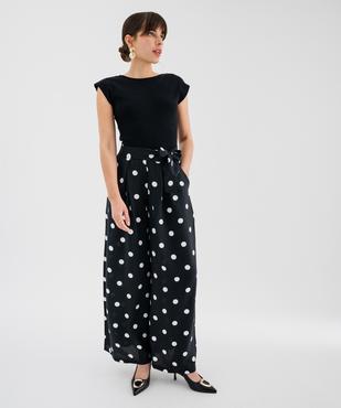 Body sans manches grand décolleté carré au dos femme vue4 - GEMO(FEMME PAP) - GEMO