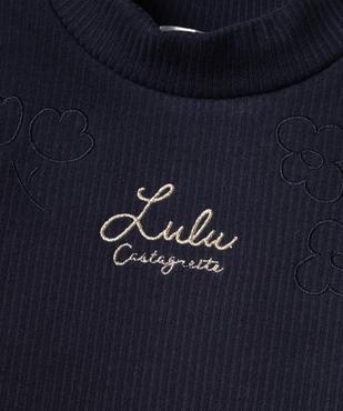 Tee-shirt manches longues chaud en maille côtelée bébé fille - LuluCastagnette vue2 - LULUCASTAGNETTE - GEMO