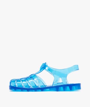 Sandales de plage garçon à multibrides translucides vue3 - GEMO (PLAGE) - GEMO