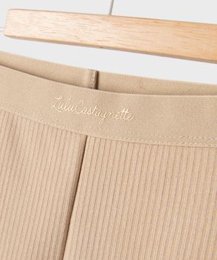 Legging en maille côtelée à doublure chaude bébé file - LuluCastagnette vue3 - LULUCASTAGNETTE - GEMO