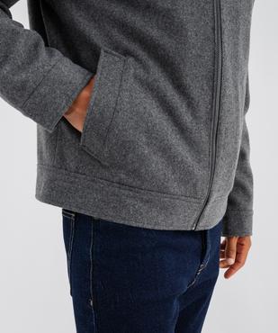 Blouson col chemise zippé homme vue4 - GEMO (HOMME) - GEMO