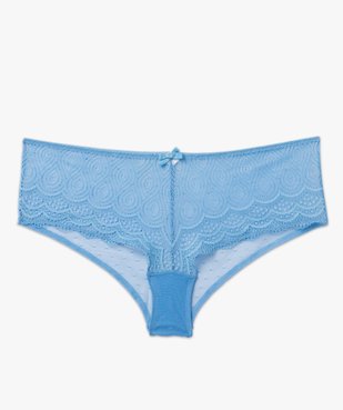 Shorty en dentelle et tulle femme grande taille vue4 - GEMO(HOMWR FEM) - GEMO