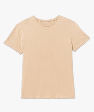 Tee-shirt manches courtes en maille texturée homme. vue4 - GEMO (HOMME) - GEMO