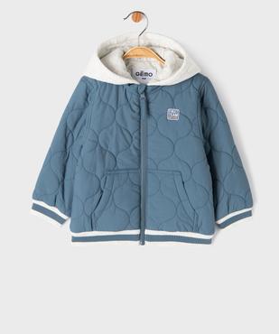 Doudoune à capuche doublé jersey bébé garçon  vue1 - GEMO(BEBE DEBT) - GEMO