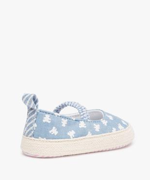 Chaussons de naissance bébé fille toile - LuluCastagnette vue4 - LULUCASTAGNETTE - GEMO