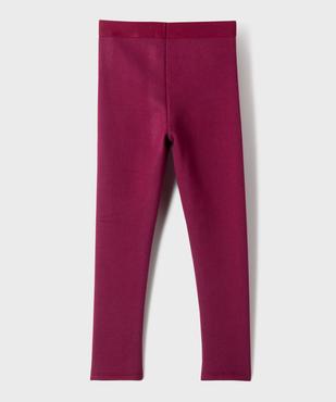 Legging en maille côtelée doublure chaude fille - LuluCastagnette vue3 - LULUCASTAGNETTE - GEMO