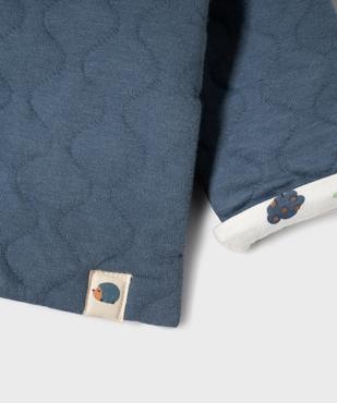 Gilet sweat réversible bébé garçon vue3 - GEMO 4G BEBE - GEMO