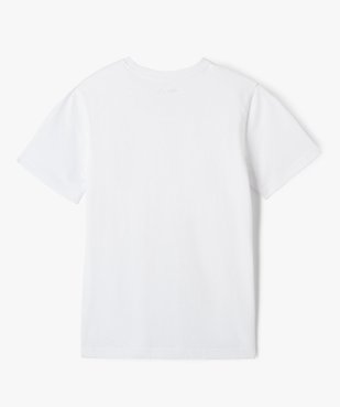 Tee-shirt à manches courtes uni garçon vue3 - GEMO 4G GARCON - GEMO