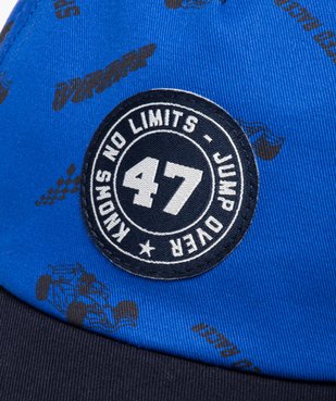 Casquette garçon avec motifs voitures de course vue3 - GEMO (ENFANT) - GEMO