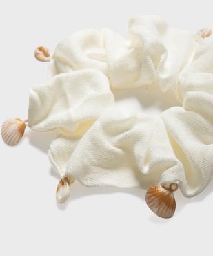 Chouchou pour les cheveux avec coquillages vue2 - GEMO (ACCESS) - GEMO