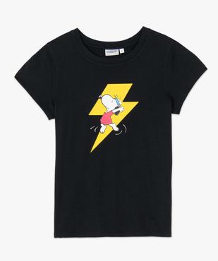 Tee-shirt femme à manches courtes avec motif Snoopy - Peanuts vue4 - SNOOPY - GEMO