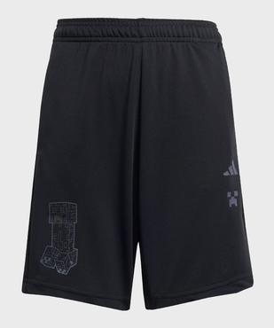 Short de sport garçon - Adidas X Minecraft vue1 - ADIDAS - GEMO