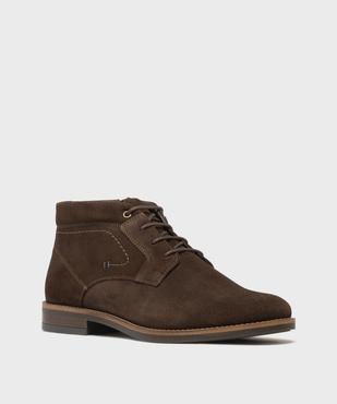 Boots en cuir homme - Taneo vue2 - TANEO GEMO FOR GOOD - GEMO