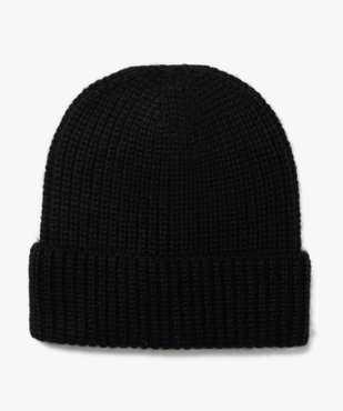 Bonnet en maille côtelée fille vue1 - GEMO (JUNIOR) - GEMO