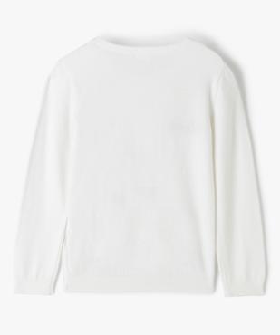 Pull fille avec motif animalier brodé vue4 - GEMO (ENFANT) - GEMO