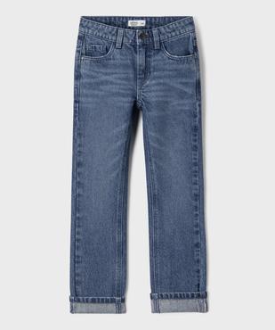 Jean Regular avec taille ajustable garçon vue2 - GEMO 4G GARCON - GEMO
