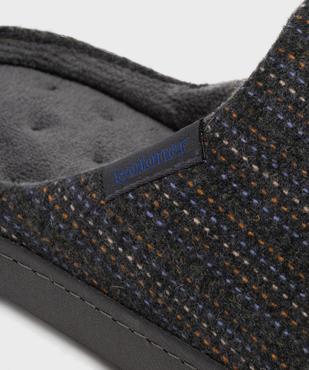 Chaussons mules à rayures multicolores homme - Isotoner vue6 - ISOTONER - GEMO