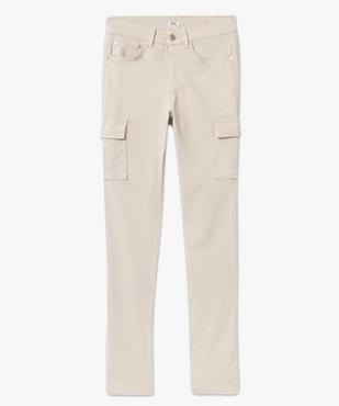 Pantalon coupe cargo femme en toile extensible vue4 - GEMO(FEMME PAP) - GEMO
