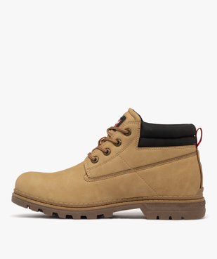 Boots homme casual à lacets et col matelassé - Carrera vue4 - CARRERA - GEMO