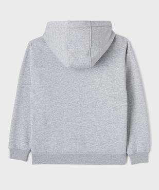 Sweat zippé à capuche garçon vue3 - GEMO (JUNIOR) - GEMO