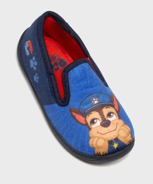 Chaussons pantoufles en velours imprimé garçon - La Pat'Patrouille vue6 - PAT PATROUILLE - GEMO