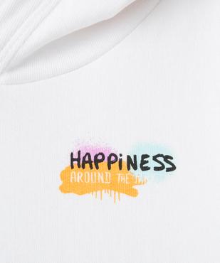 Sweat garçon à capuche avec imprimé au dos vue3 - GEMO (ENFANT) - GEMO