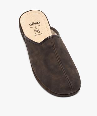 Chaussons homme mules unies à bout fermé vue5 - GEMO(HOMWR HOM) - GEMO