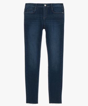 Jean femme coupe Slim avec bas sans coutures vue4 - GEMO(FEMME PAP) - GEMO