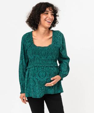 Blouse à manches longues spéciale allaitement vue1 - GEMO (MATER) - GEMO