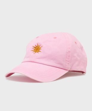 Casquette en toile denim avec soleil brodé femme vue1 - GEMO (ACCESS) - GEMO