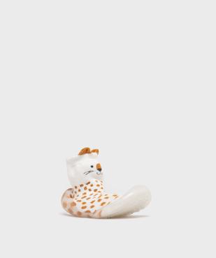Chaussons chaussettes à motif félin bébé garçon vue2 - GEMO (ENFANT) - GEMO