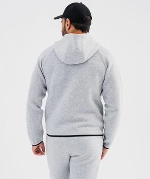 Sweat zippé à capuche homme vue4 - GEMO (HOMME) - GEMO