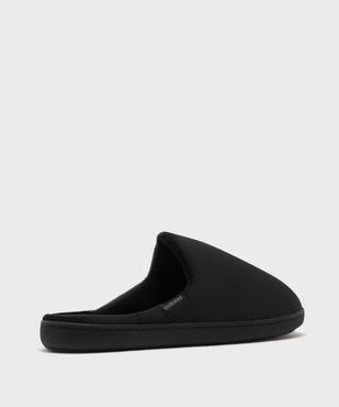 Chaussons mules en velours avec semelle tartan homme - Isotoner vue4 - ISOTONER - GEMO