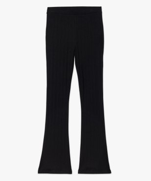Leggings en maille côtelée coupe flare femme vue4 - GEMO(FEMME PAP) - GEMO