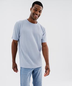 Tee-shirt col rond uni homme - Nines vue1 - NINES - GEMO