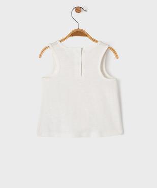 Débardeur évasée avec dentelle sur le buste bébé fille vue3 - GEMO(BEBE DEBT) - GEMO