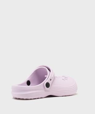 Sabots souples perforés unis femme vue4 - GEMO (PLAGE) - GEMO