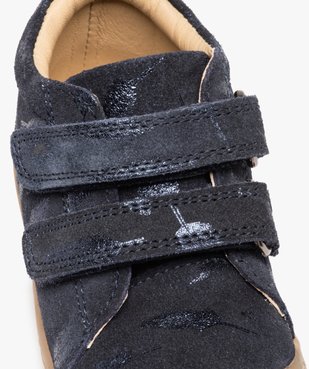Chaussures bébé fille en cuir à scratch détails vernis – NA! vue6 - NA! - GEMO