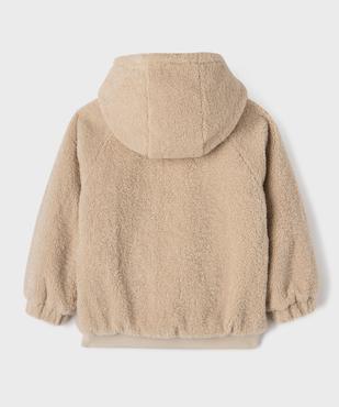 Sweat zippé à capuche réversible garçon vue4 - GEMO (ENFANT) - GEMO