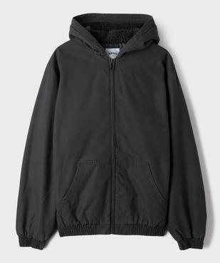 Blouson à capuche fermeture zippée garçon vue1 - GEMO (JUNIOR) - GEMO