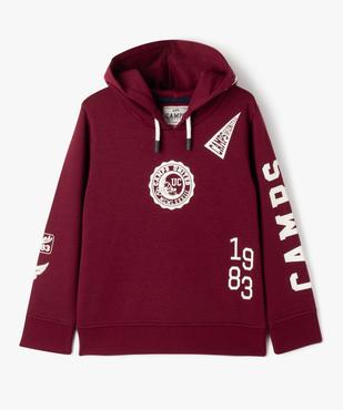Sweat à capuche en molleton imprimé garçon - Camps United vue1 - CAMPS UNITED - GEMO